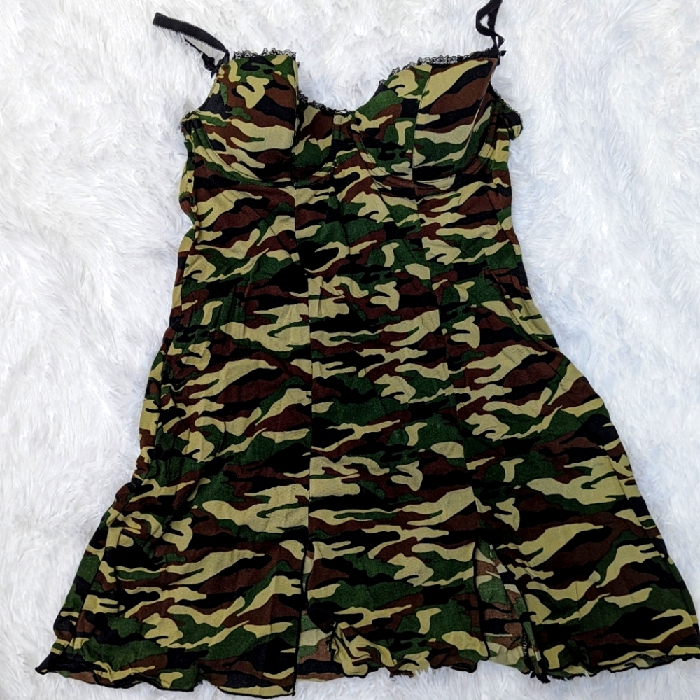 Camo Chemise Lingerie